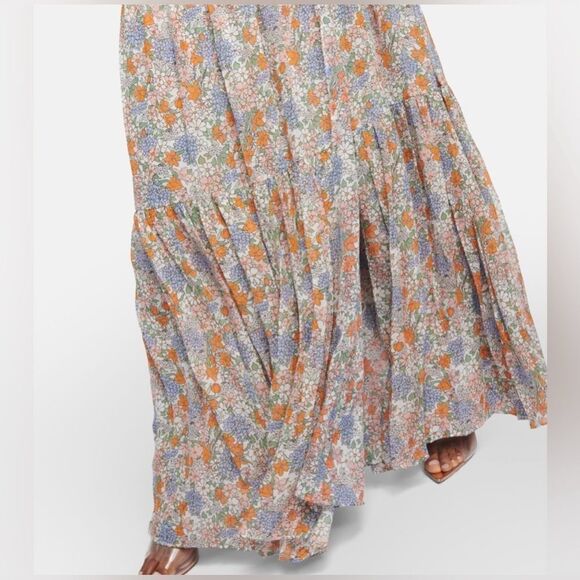 Veronica Beard Florencia $798 100% Silk Floral Maxi Size 12 - Picture 6 of 16